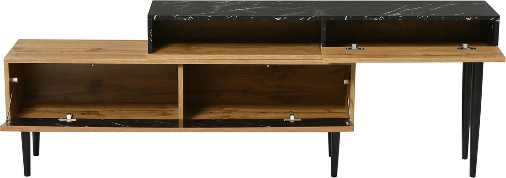 Meuble TV Extensible Solution pour Espaces Difficiles 129 à 200 cm - 7