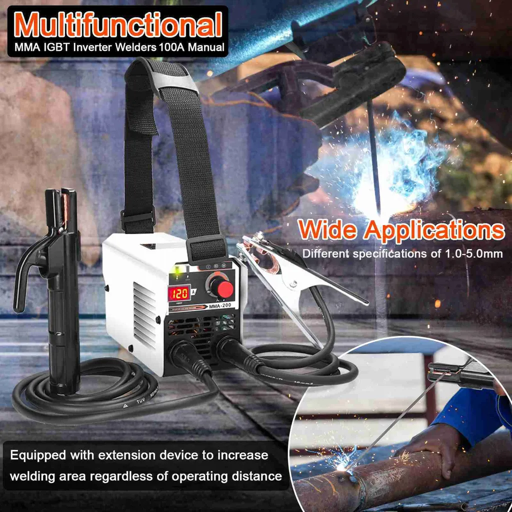 Poste à souder MMA portable numérique - Machine de soudage avec LED