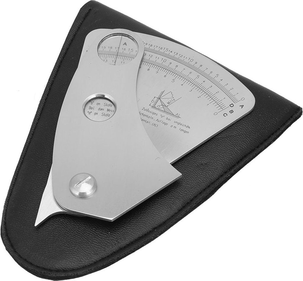 Fächerförmiges Schweißmessgerät aus Edelstahl zur Schweißprüfung