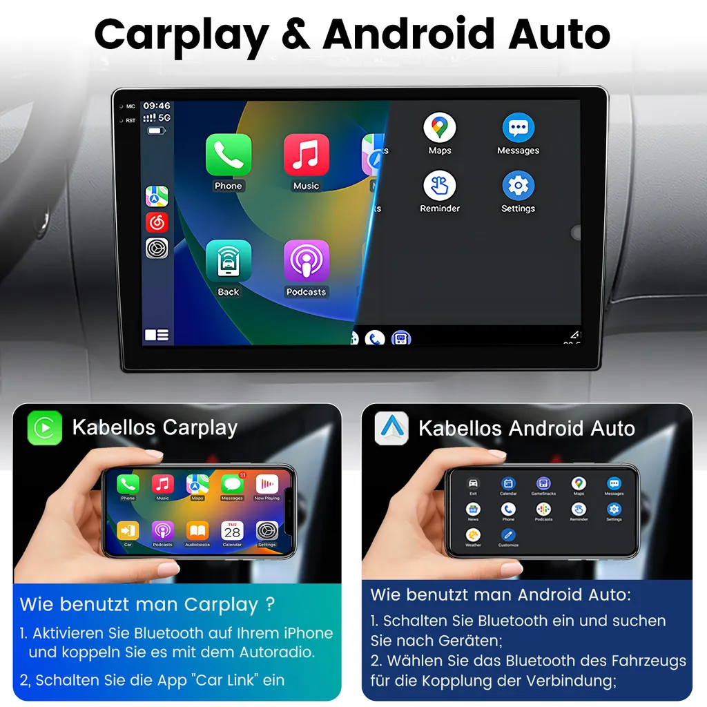 Système de Navigation Android pour Passat B7 avec Écran Tactile 10 Pouces - 4