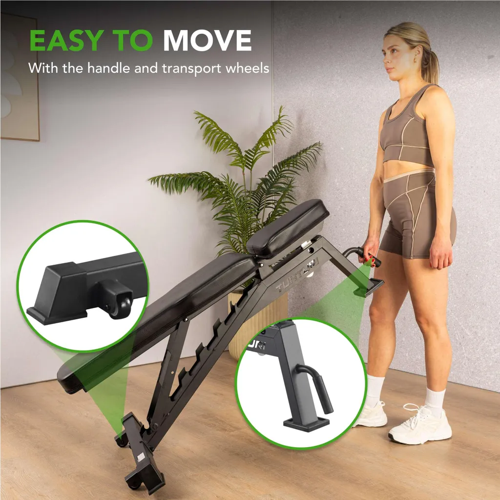 Banc utilitaire Tunturi UB70 - Banc de musculation réglable et robuste - 5