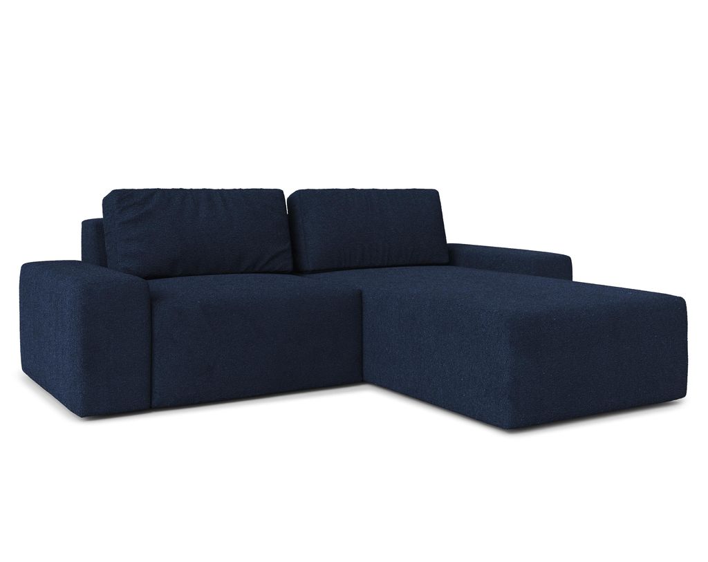 AX LIVING Sofa L Form Arkleton Ecksofa Modern Blau 260cm – Stil & Komfort R