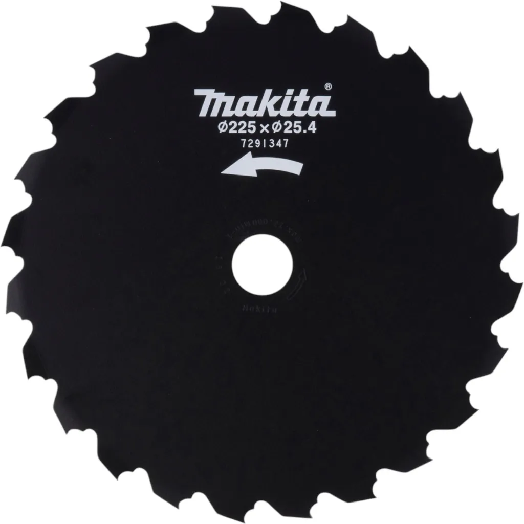 Makita Lame de Scie à Dents de Burin 225 mm 24 Dents pour Débroussailleuse