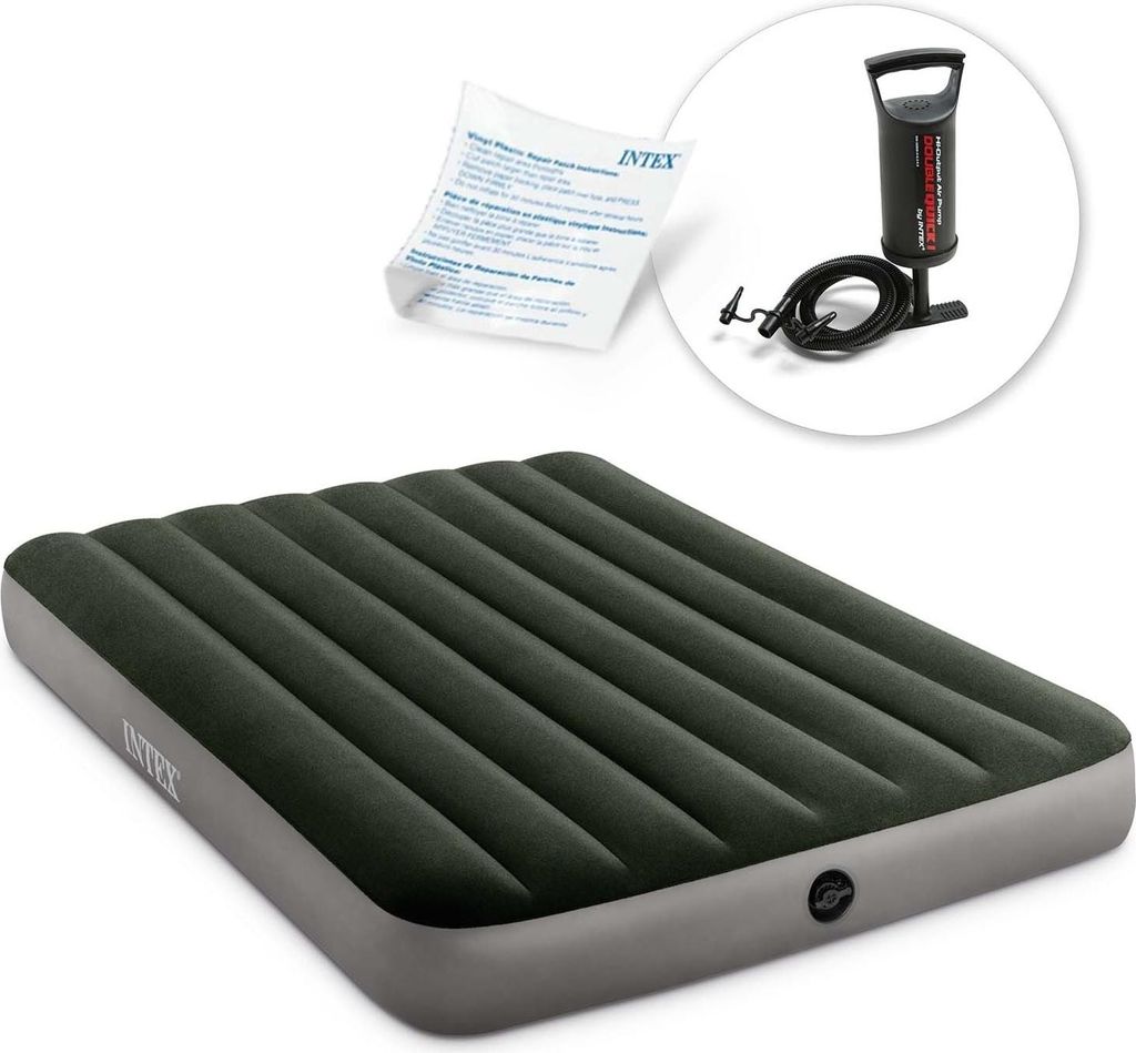Aufblasbare Matratze 191x137x25 cm mit Kolbenpumpe INTEX 664108
