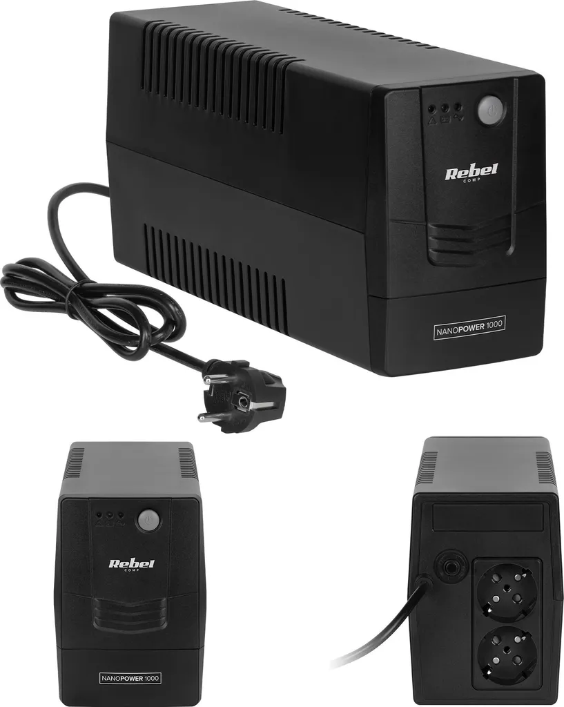 Évitez les Coupures PC avec l'Onduleur REBEL 1000 1000VA 600W 230V
