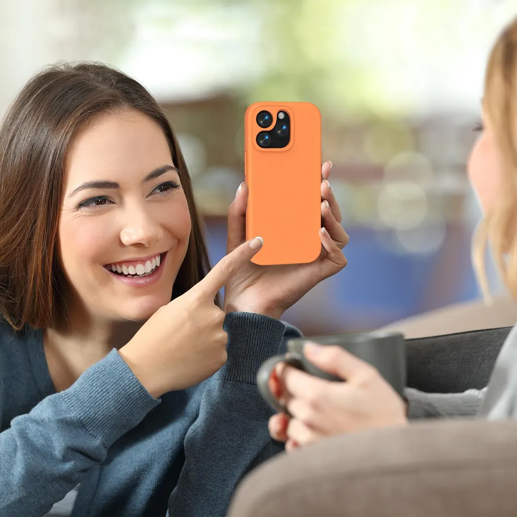 Custodia iPhone 13 Pro Max Arancione: Protezione EVA per Sport e Outdoor - 8