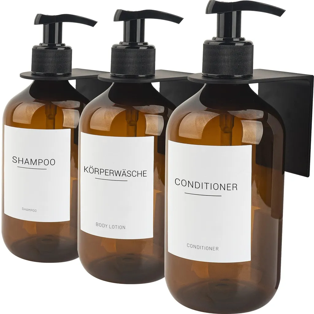 Distributeur savon mural pour supprimer les bouteilles de douche