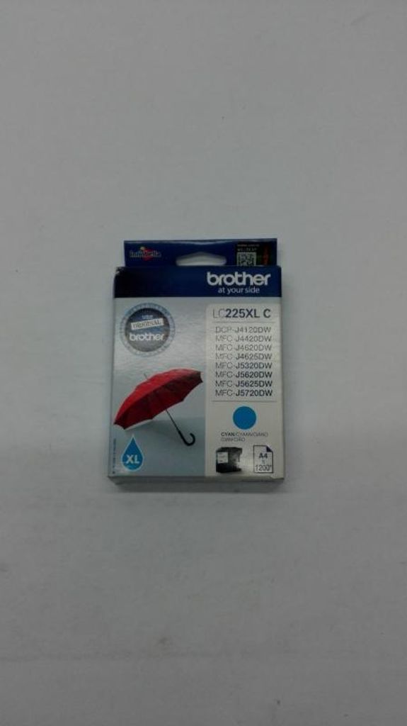 Brother Tintenpatrone LC225XLC 1.200Seiten cyan Produktbild 