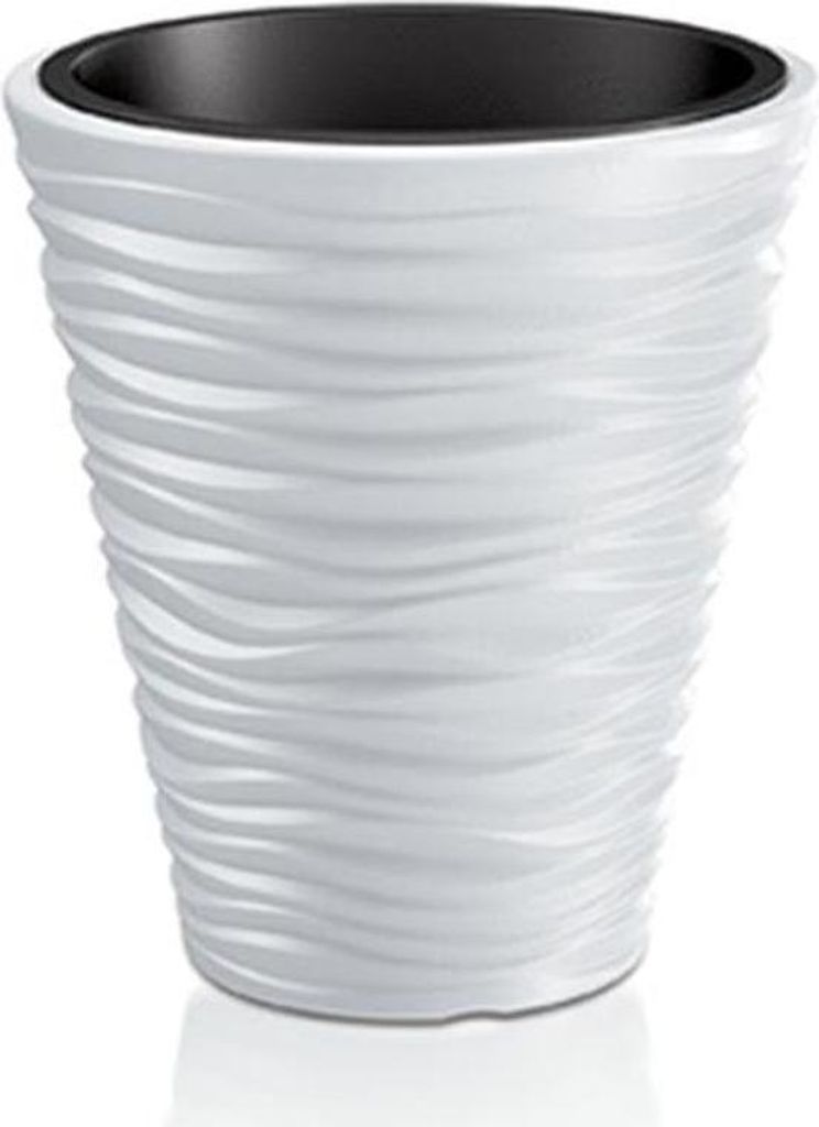 Blumentopf SAND 350, 345x385 mm, weiß, Einsatz