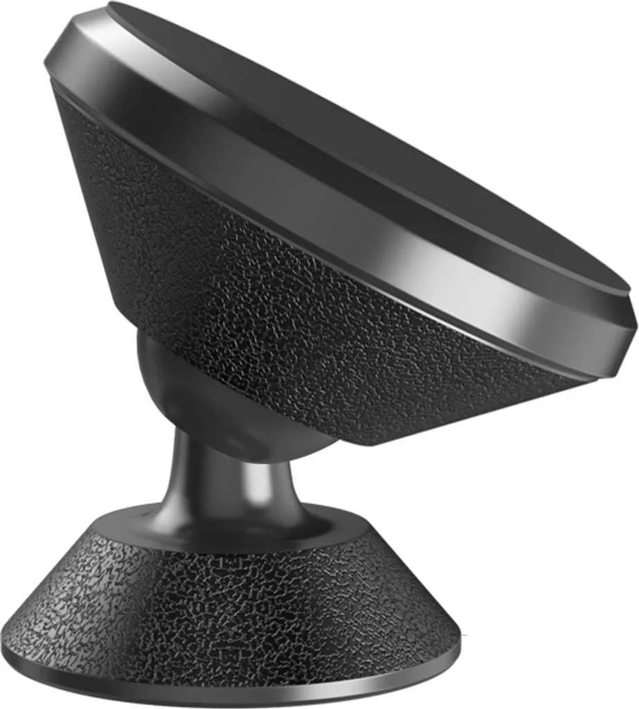 Supporto Telefono Magnetico Auto 360° - Pelle Fiore Nero Resistente