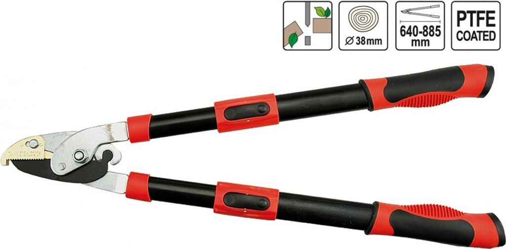 Teleskop Astschere Astschneider Baumschere Strauchschere Produktbild 2