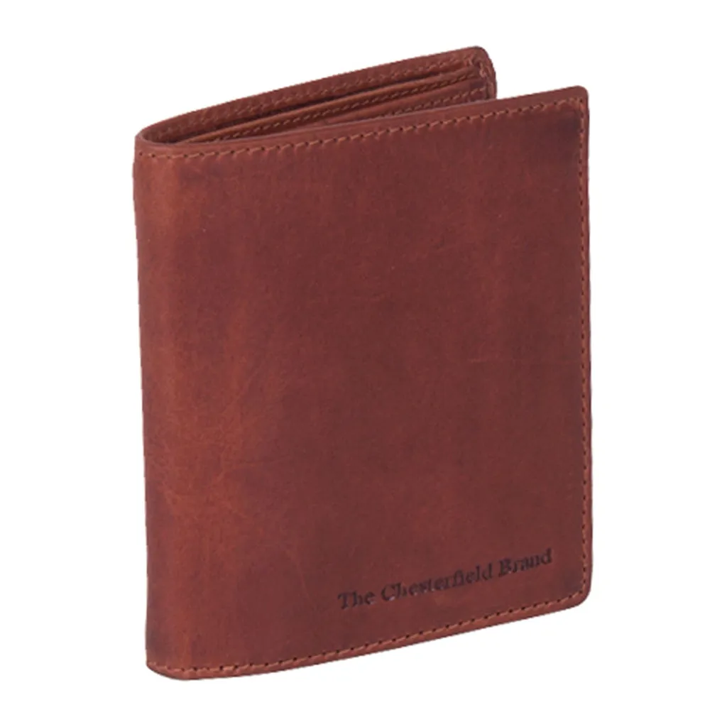 The Chesterfield Brand Carl Portafoglio Uomo Pelle Cognac Billfold RFID