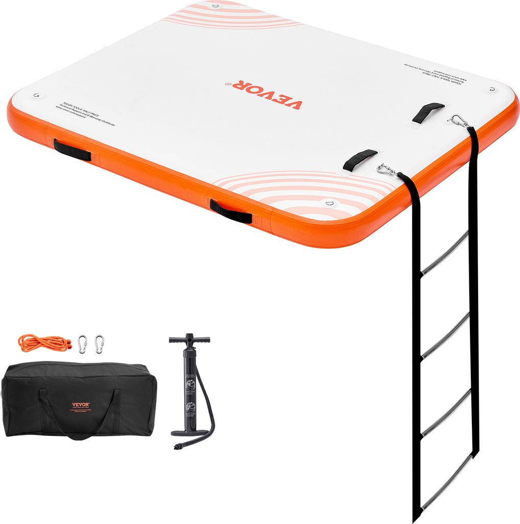 VEVOR Aufblasbares Schwimmdock, 1,82 x 1,52 m Produktbild 