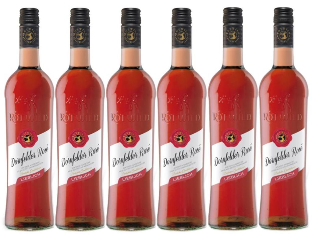 Rotwild Dornfelder Rose uva rossa dolce 750ml confezione da Immagine del prodotto 
