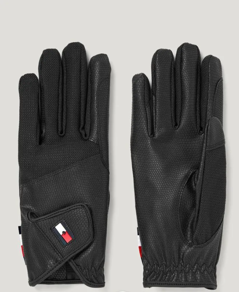 Tommy Hilfiger Guanti Duke Neri Taglia 9 - Guanti Equitazione Tecnici