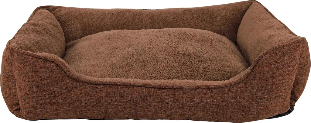 Panier Chien Antidérapant avec Housse Lavable et Intérieur Pelucheux XL