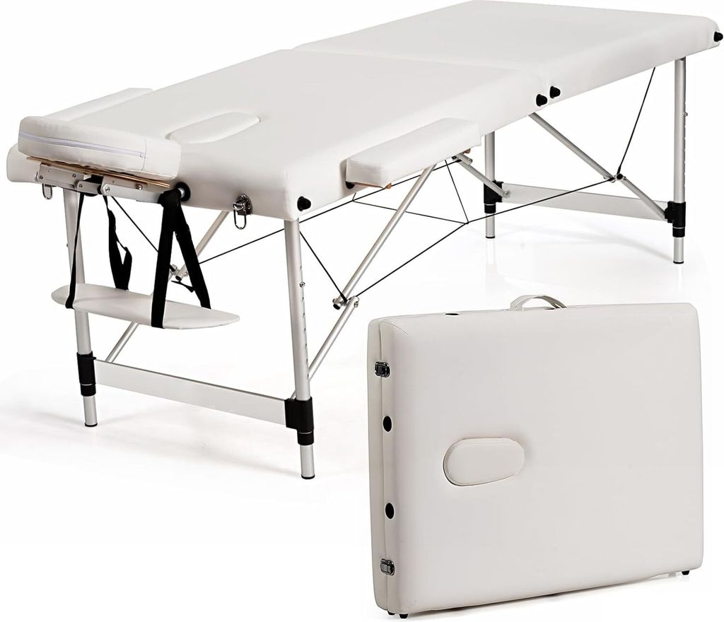GOPLUS klappbar Massageliege, Massagebank mit abnehmbarer Produktbild 