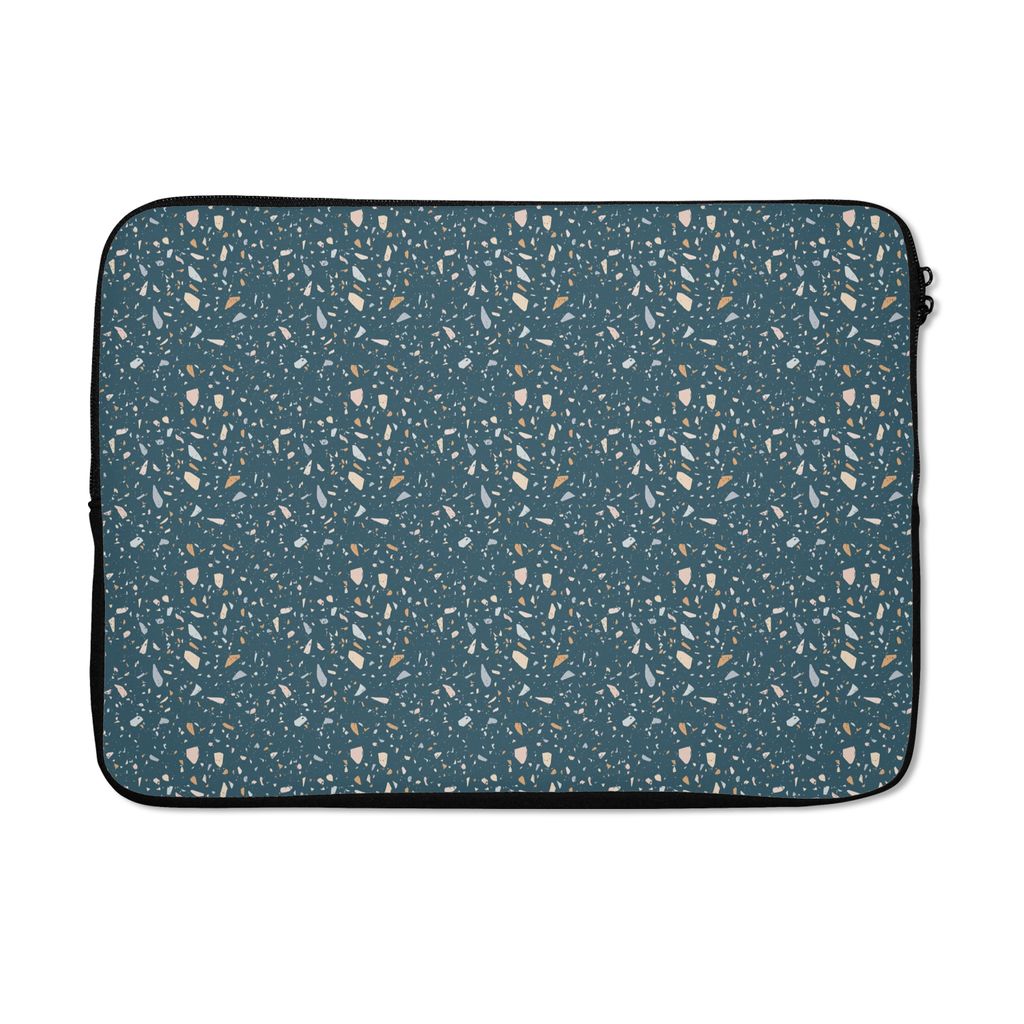 MuchoWow Laptop Hülle 13 Zoll Textur - Terazzo - Muster Laptoptasche - Laptophülle - Sleeve - Rundumschutz