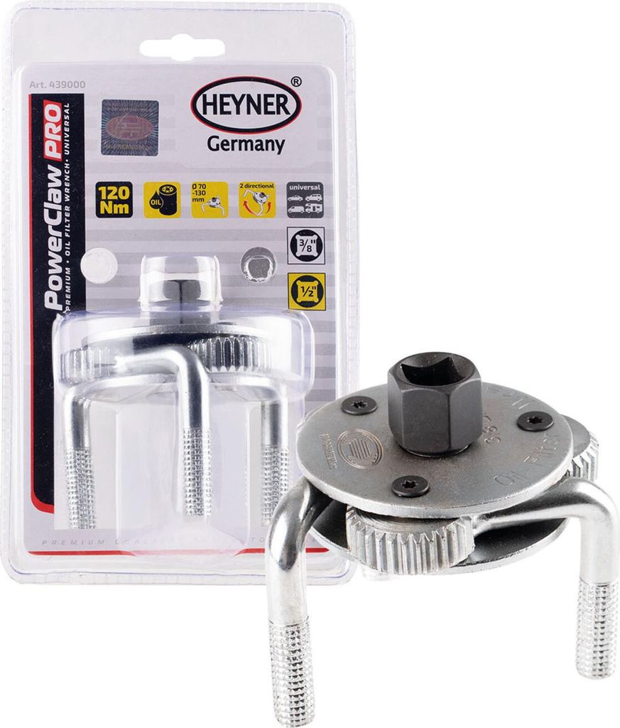Clé à filtre à huile HEYNER® à 3 branches Image du produit 