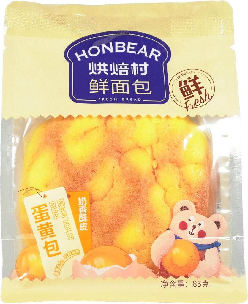 DYM Honbear Fresh Bread Egg Yolk Bun 85g