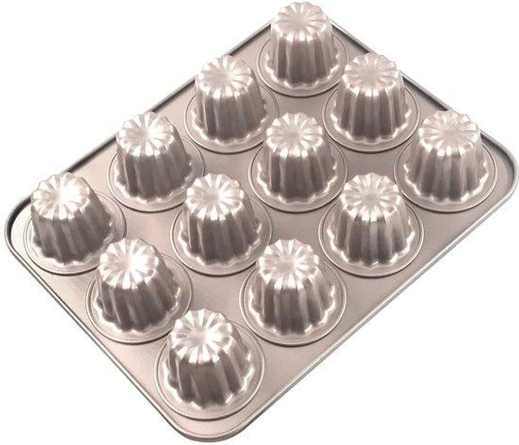 Kugelhohlform für Cannelés - Hochwertiger Kohlenstoffstahl - Einstückig