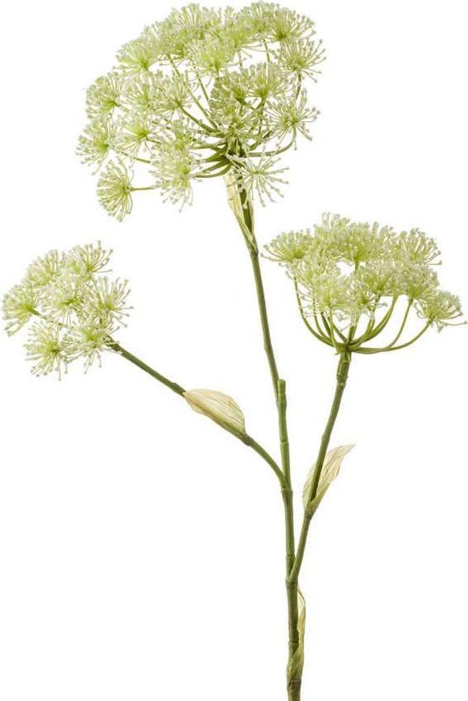 artplants.de Künstliche Blume Bärenklau EVERALDO, weiß, 105cm - Deko Heracleum Blume
