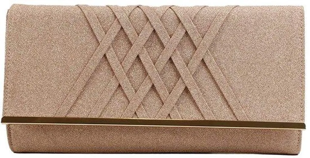 Pochette de soirée rouge chic pour tenue de demoiselle d'honneur ou gala