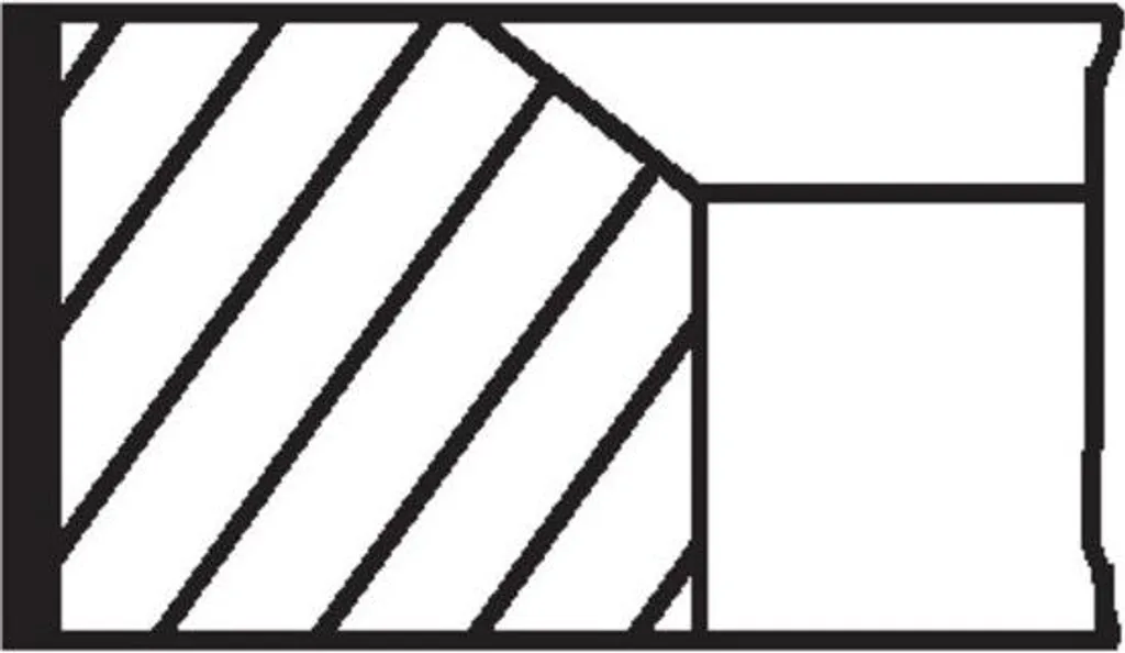Segmenti Pistone Mercedes W123 OM616 OM617 | Fasce Elastiche STD