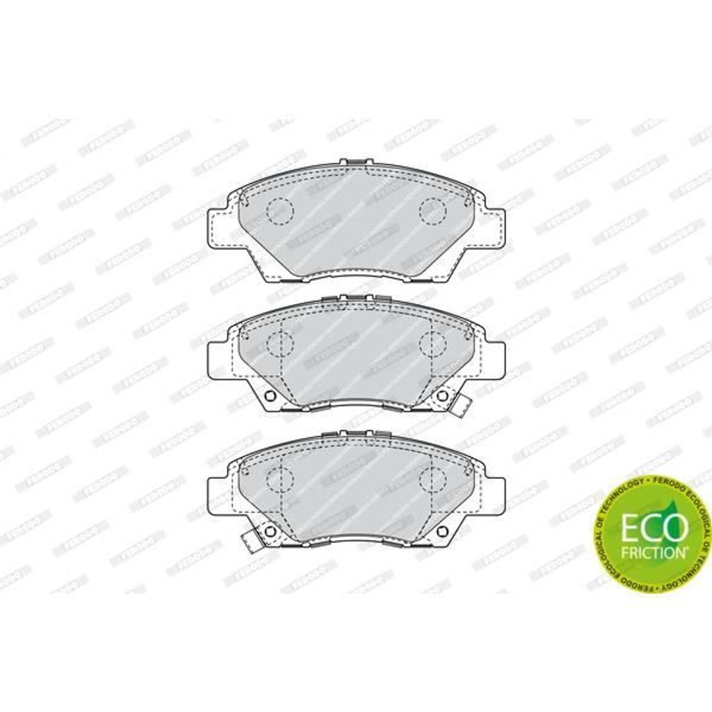 Bremsbelagsatz, Scheibenbremse FERODO FDB4404