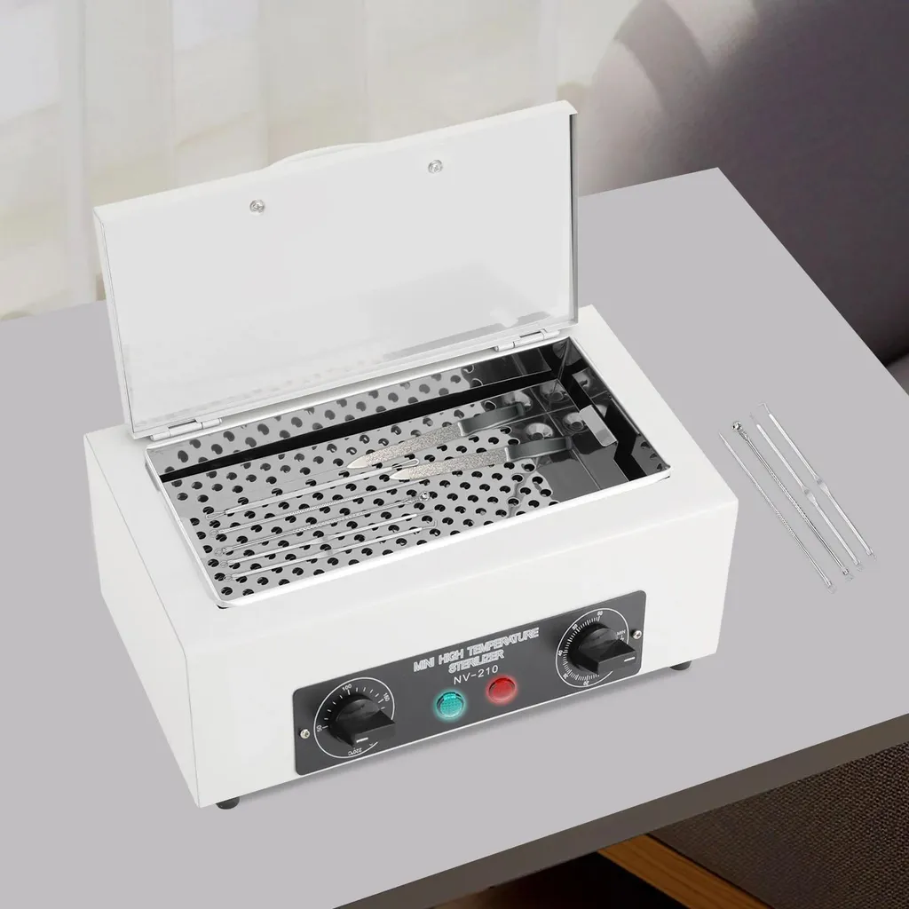 Appareil de stérilisation à chaleur sèche compact 220°C pour prothésiste
