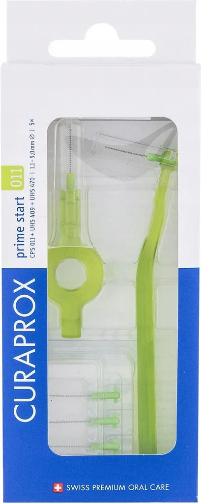 Kit Scovolini Curaprox CPS 011 Prime Start Verde - Sorriso Perfetto