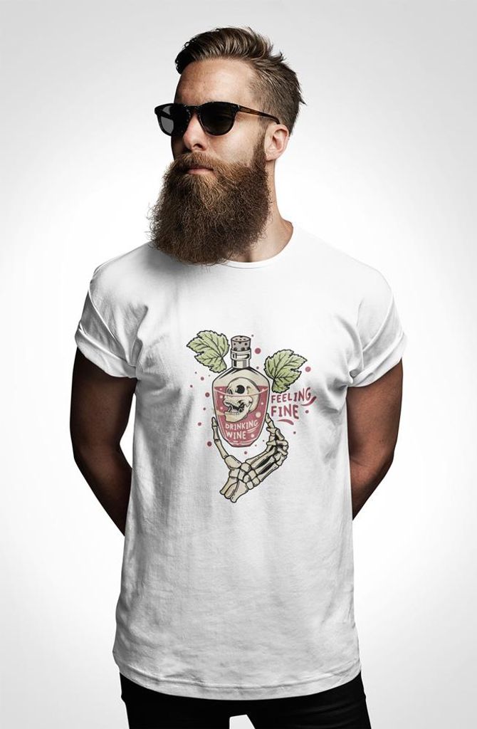 D&B Uni Polo ST00133 Vine Weiß-Größe M