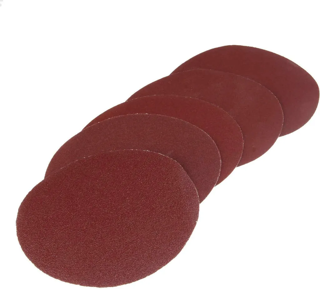 50 Dischi Abrasivi 125mm P120 Velcro | Carta Vetrata senza Fori