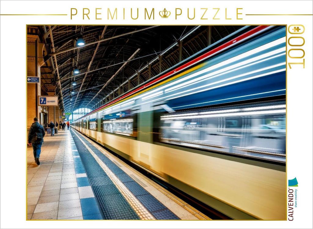 CALVENDO Puzzle Mit jedem Kilometer ein Statement für die Zukunft. | 1000 Teile Lege-Größe 64x48cm Foto-Puzzle für glückliche Stunden