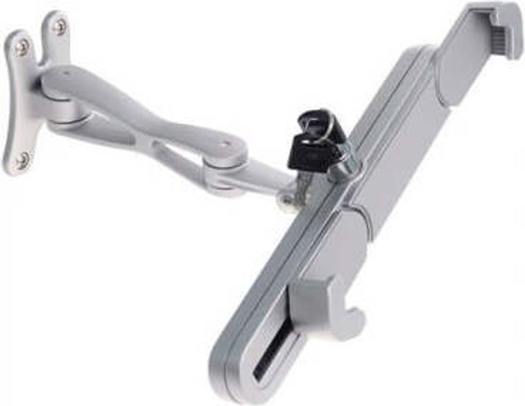 SYSTEM-S Universal Präsentation Wandhalter Haltearm Wand Halterung abschließbar Wandhalterung Halter für Tablet