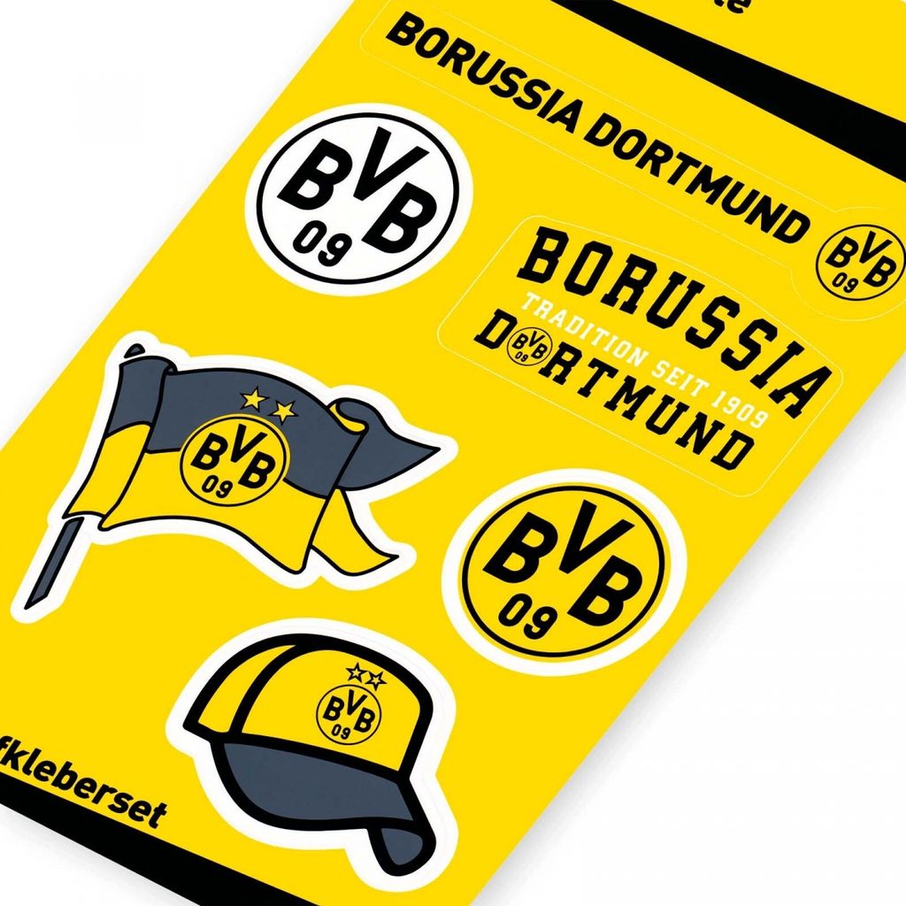 Borussia Dortmund BVB Aufkleberkarte „Basic