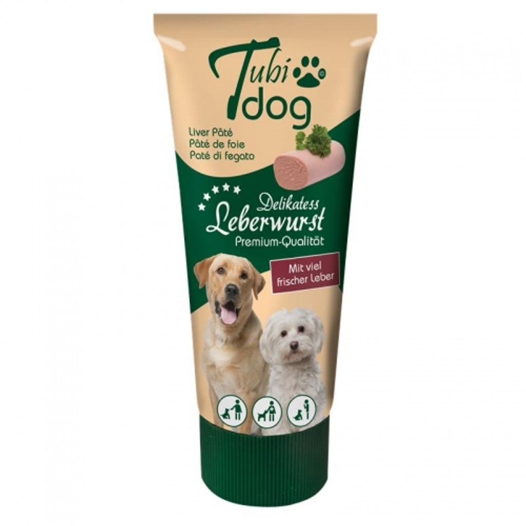 Hundesnack Tubidog Delikatess Leberwurst 75 g Produktbild 