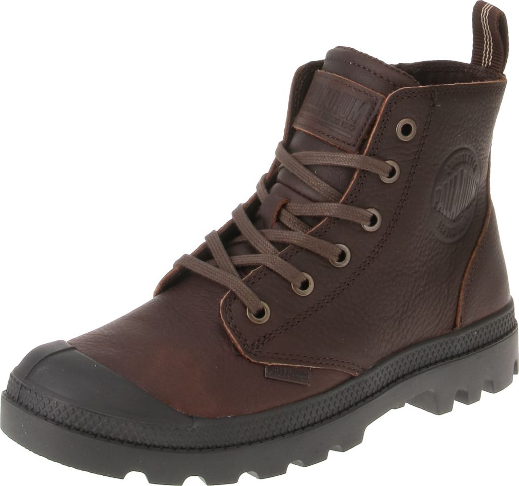 Palladium 76888-248-M Pampa Zip Leather Ess - Damen Boots - Bison, Größe:40 EU