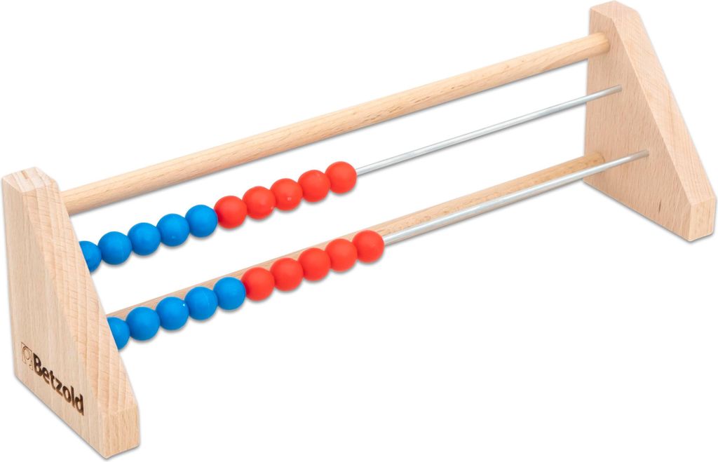 Betzold Schüler-Rechenrahmen, ZR bis 20, Farbe: rot/blau