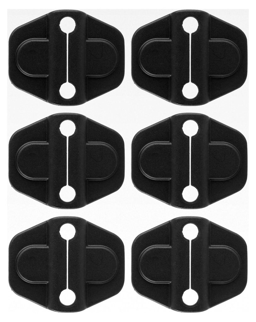 Türschlossabdeckung, 6 Stück Dekoration für Autotüren passend für Jeep Wrangler JL JLU Sports Sahara Freedom Rubicon