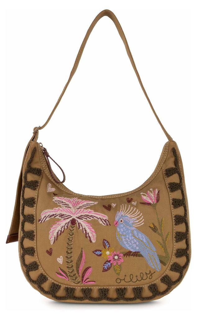 Oilily Schultertasche Hamel Shoulder Bag Mazarine Blue khaki