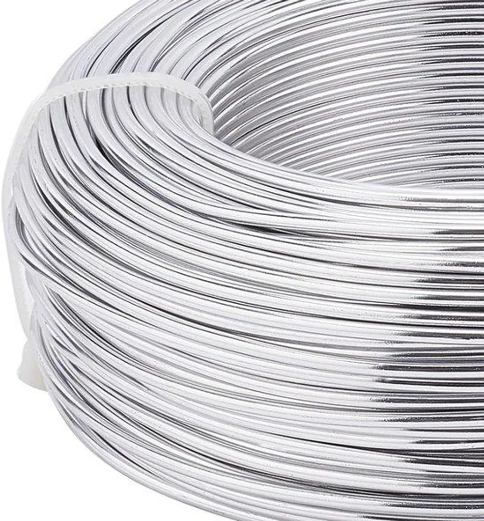 Fil de ligature en aluminium argenté 2 mm x 55 m spécial jardinage
