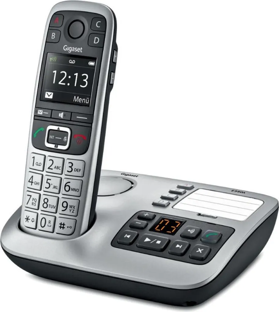 Téléphone Sans Fil Gigaset E560A Son Amplifié et Touches d'Urgence