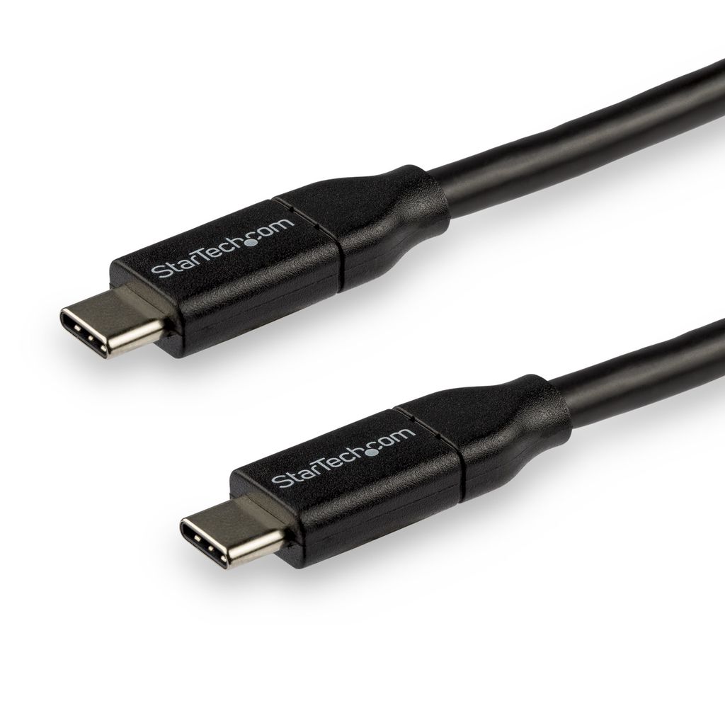 StarTech.com USB-C-Kabel 3 m, 100 W Power Delivery, USB 2.0, Schwarz