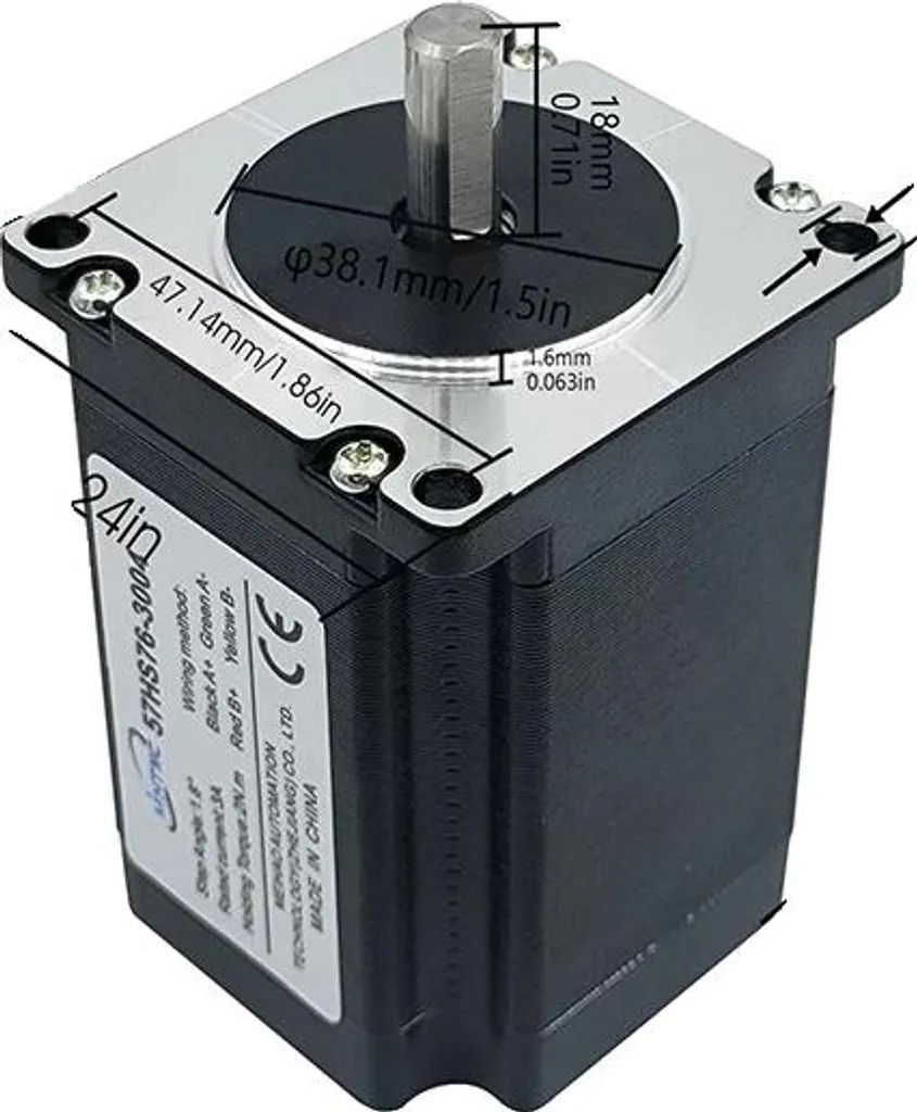 Moteur pas à pas 2N arbre 8 mm à couple élevé pour CNC et robotique