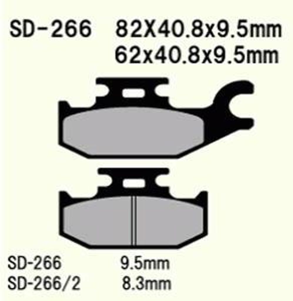 Vesrah Vd-266 Bremsbeläge