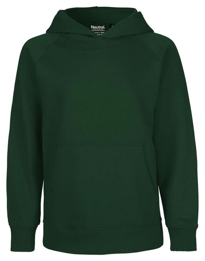 Neutral - Kapuzenpullover für Kinder LT3848 (98) (Flaschengrün)
