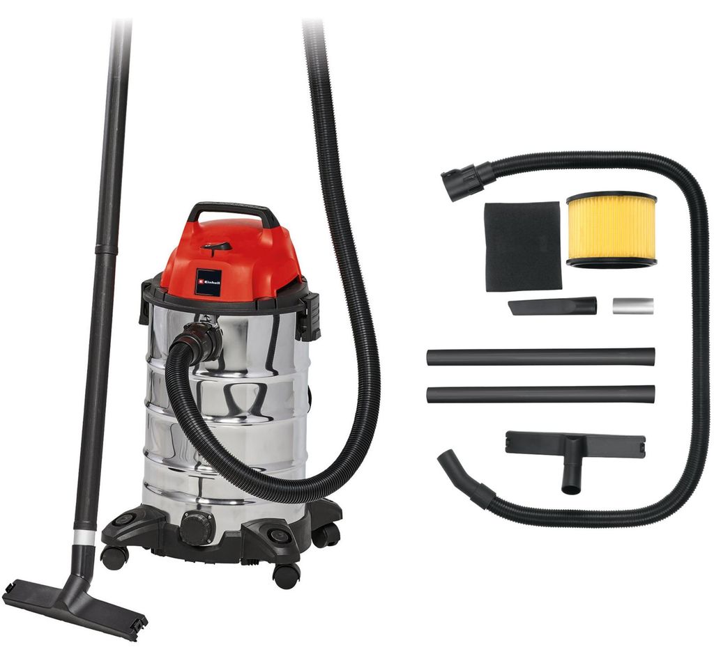 Einhell TC-VC 1930 S Černá, šedá, červená 30 L 1500 W Obrázek produktu 
