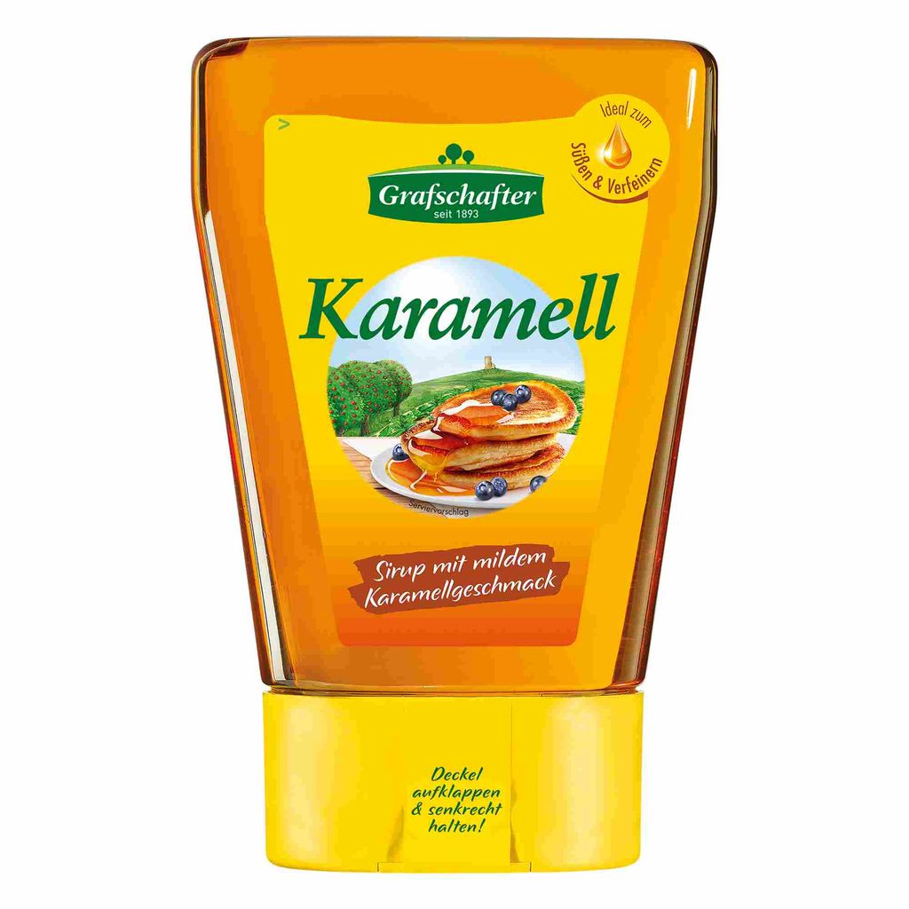 Grafschafter Karamell-Sirup (500g Spenderflasche) Produktbild 