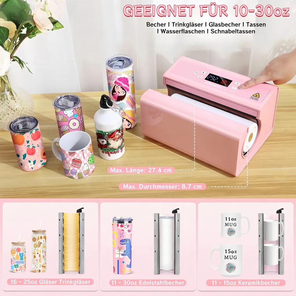 Machine à sublimation de gobelets automatique pour cadeaux maison - 2